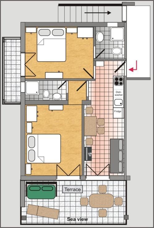 Apartments Dora Banjol Exterior foto