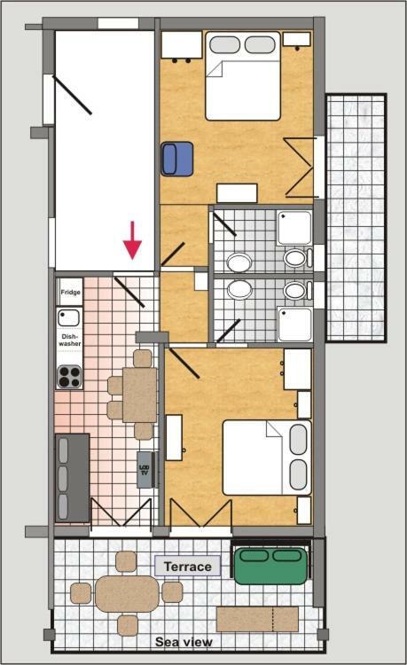 Apartments Dora Banjol Exterior foto